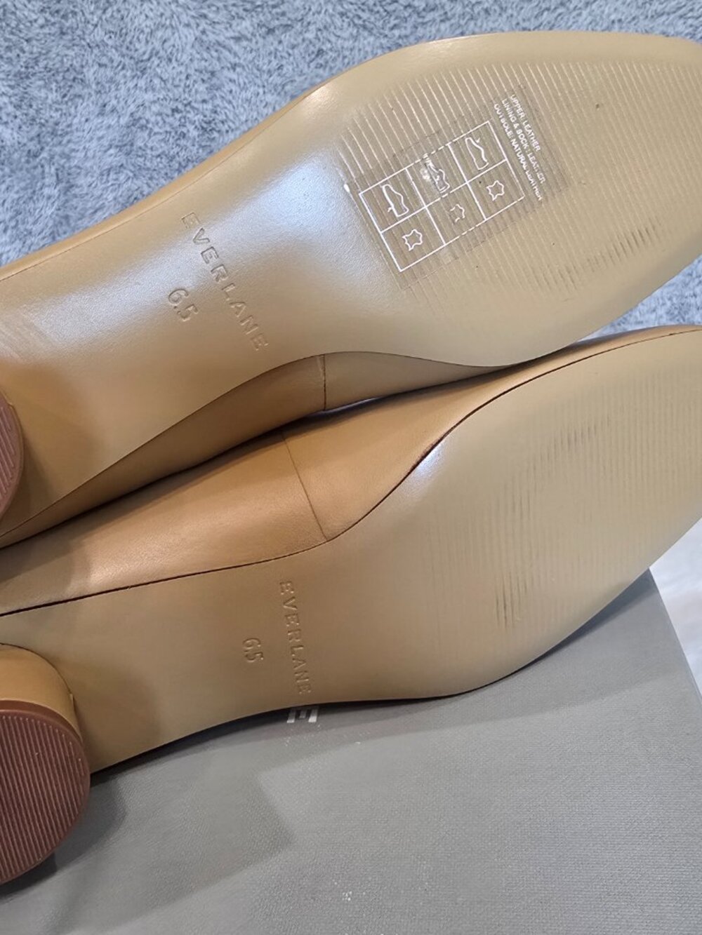Everlane Gallery Pump Light Taupe Leather Women's Sizes NEW in BOX Minimalist - Picture 7 of 15